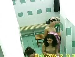 AMATEURS TAKE A SHOWER AFTER GYM