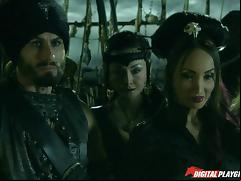Jesse and Katsuni getting banged hard on the pirate ship