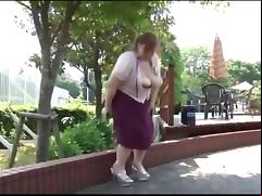 Japanese bbw swimming