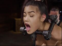 Anal seduction in rough scenes of BDSM for the petite brunette
