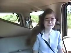 Betty is picked-up by a pair dudes in a SUV